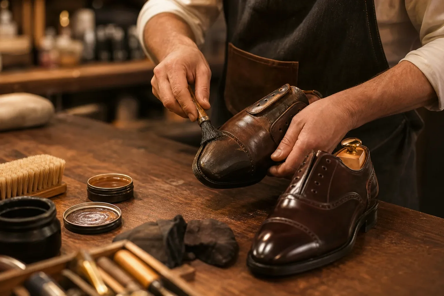 Reforma de sapatos sociais em Araraquara
